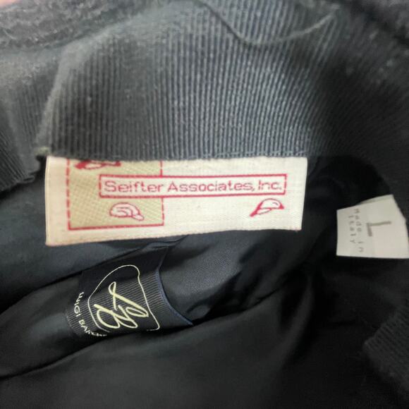 Luigi Baroni Dark Gray Men's Fedora Style Hat Made in Italy - Picture 10 of 10